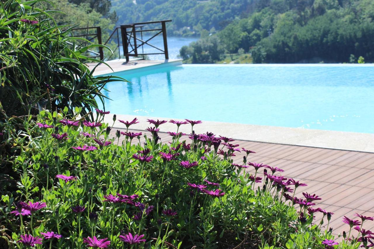 Villa Casa antiga de pedra com piscina e vista rio Amarante Esterno foto