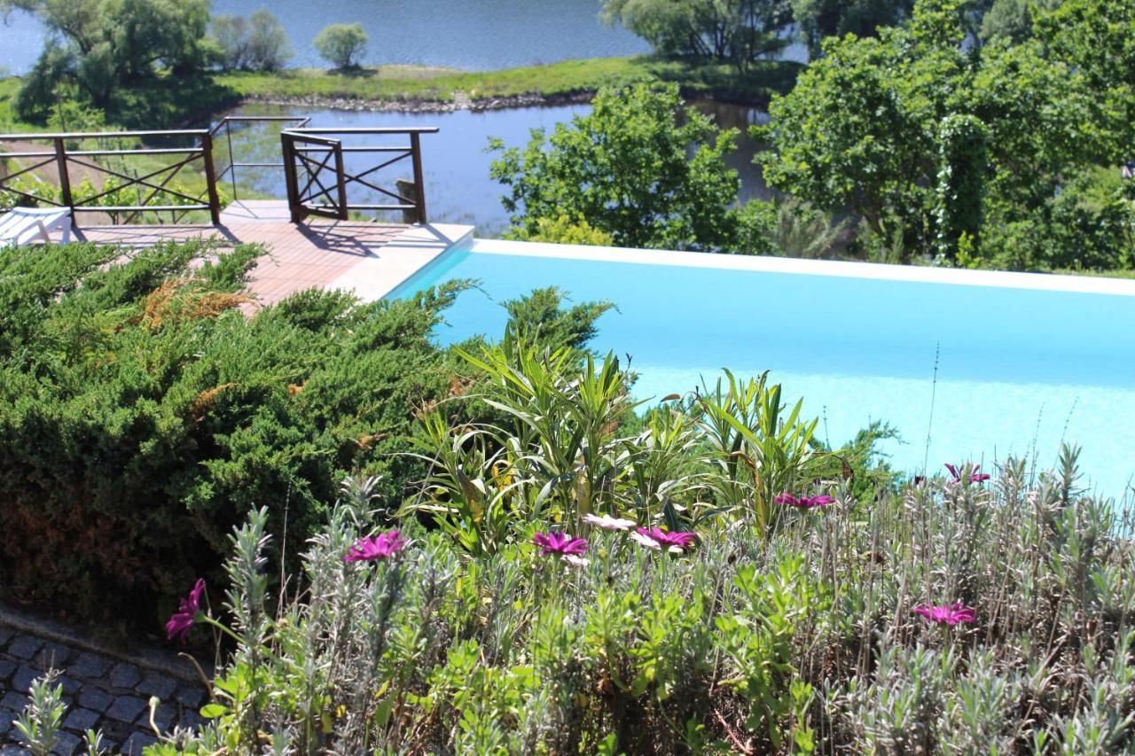 Villa Casa antiga de pedra com piscina e vista rio Amarante Esterno foto