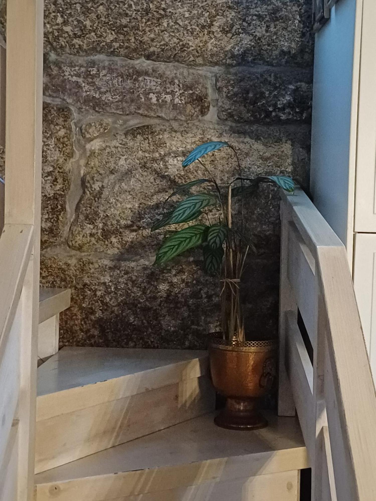 Villa Casa antiga de pedra com piscina e vista rio Amarante Esterno foto