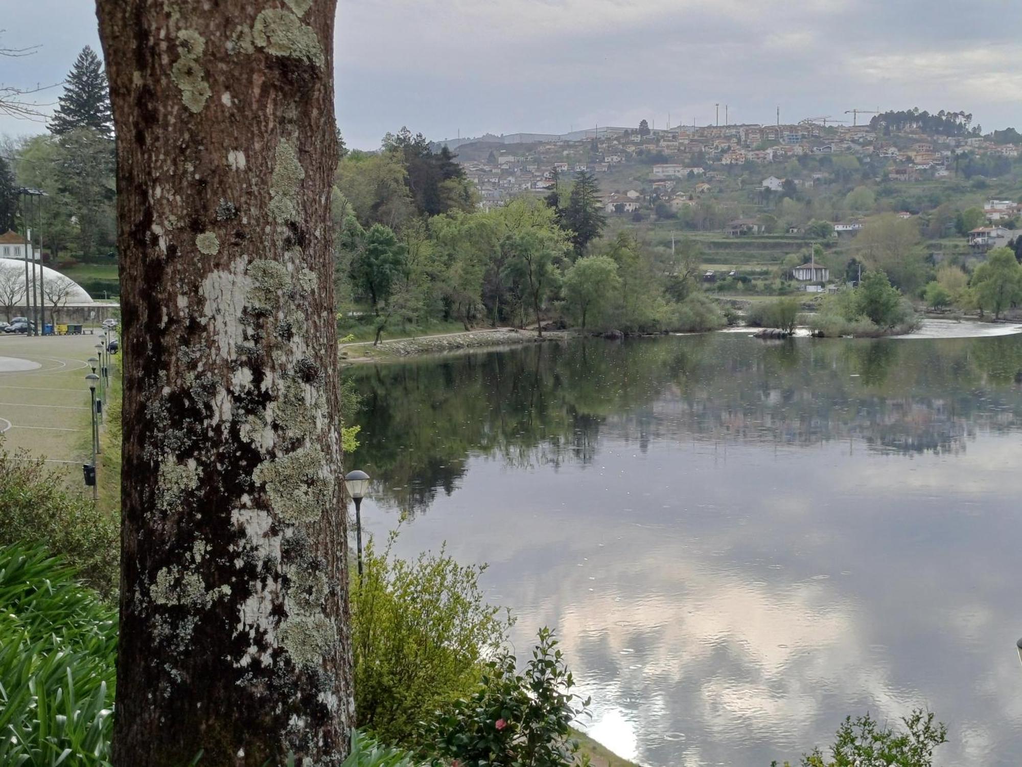 Villa Casa antiga de pedra com piscina e vista rio Amarante Esterno foto